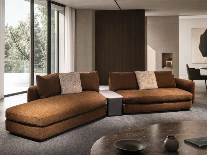 Modern Sofa styled in a FADIOR HOME interior setting