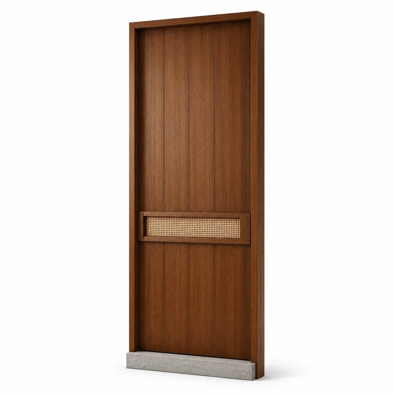 Suite de Puerta Interior Alabaster con Puerta Pivotante de Riel Racionalista vista principal