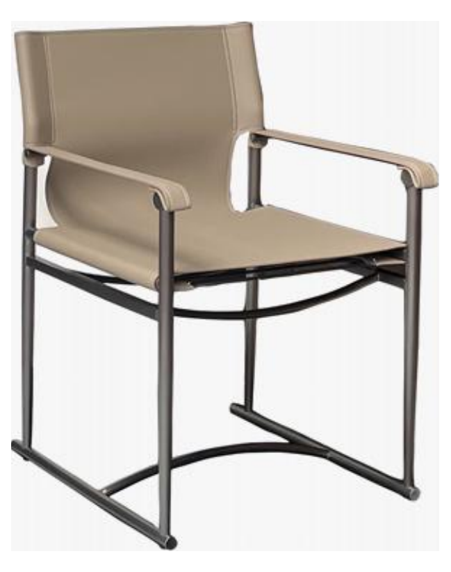 Leather-Accent Dining Chair product photo for FADIOR HOME shop