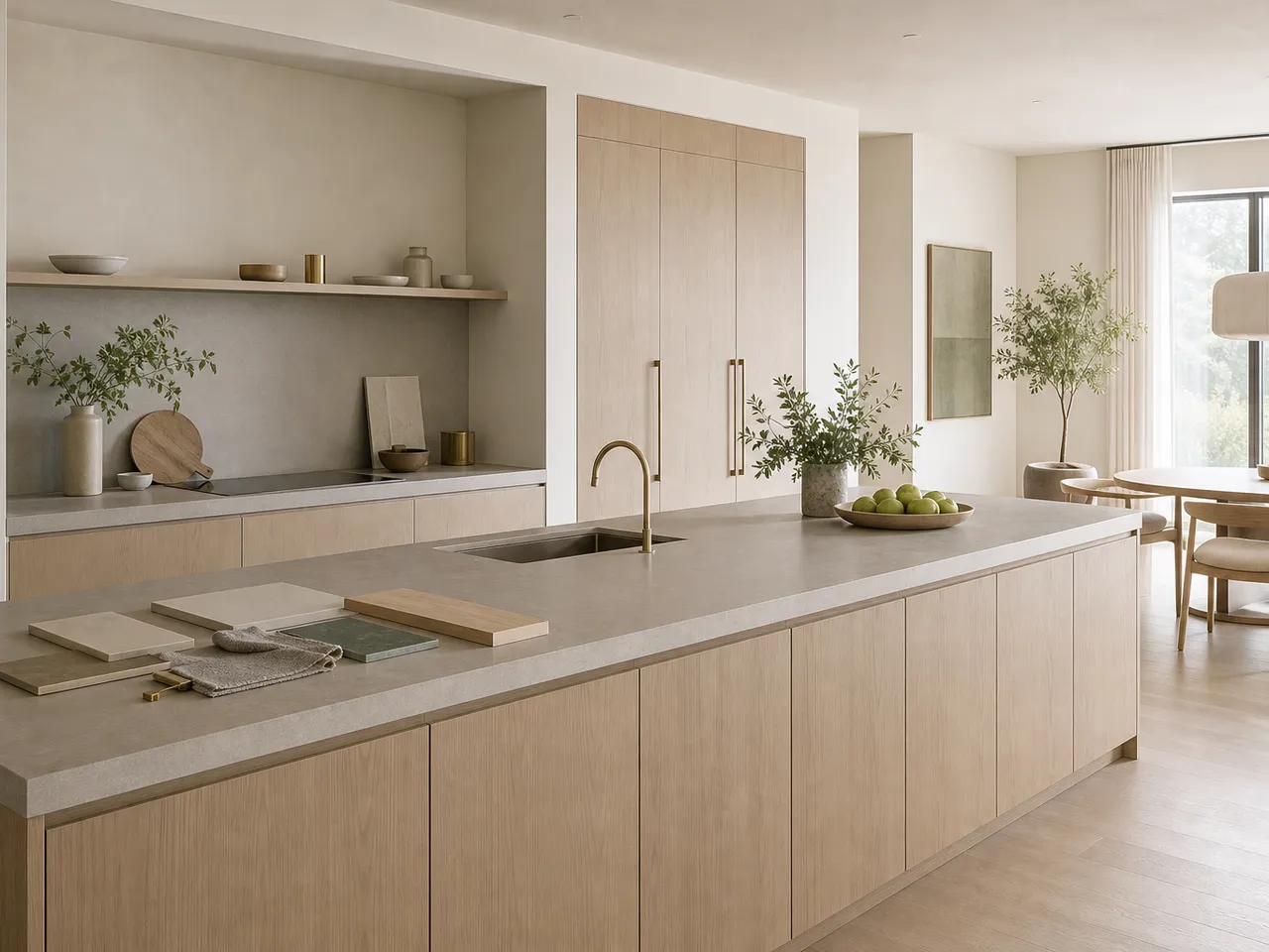 Diseño de cocina contemporánea: materiales que mantienen el estilo sereno — editorial de Fadior sobre mobiliario en acero inoxidable 304