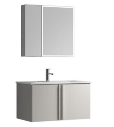 Mueble de baño con lavabo vista del producto
