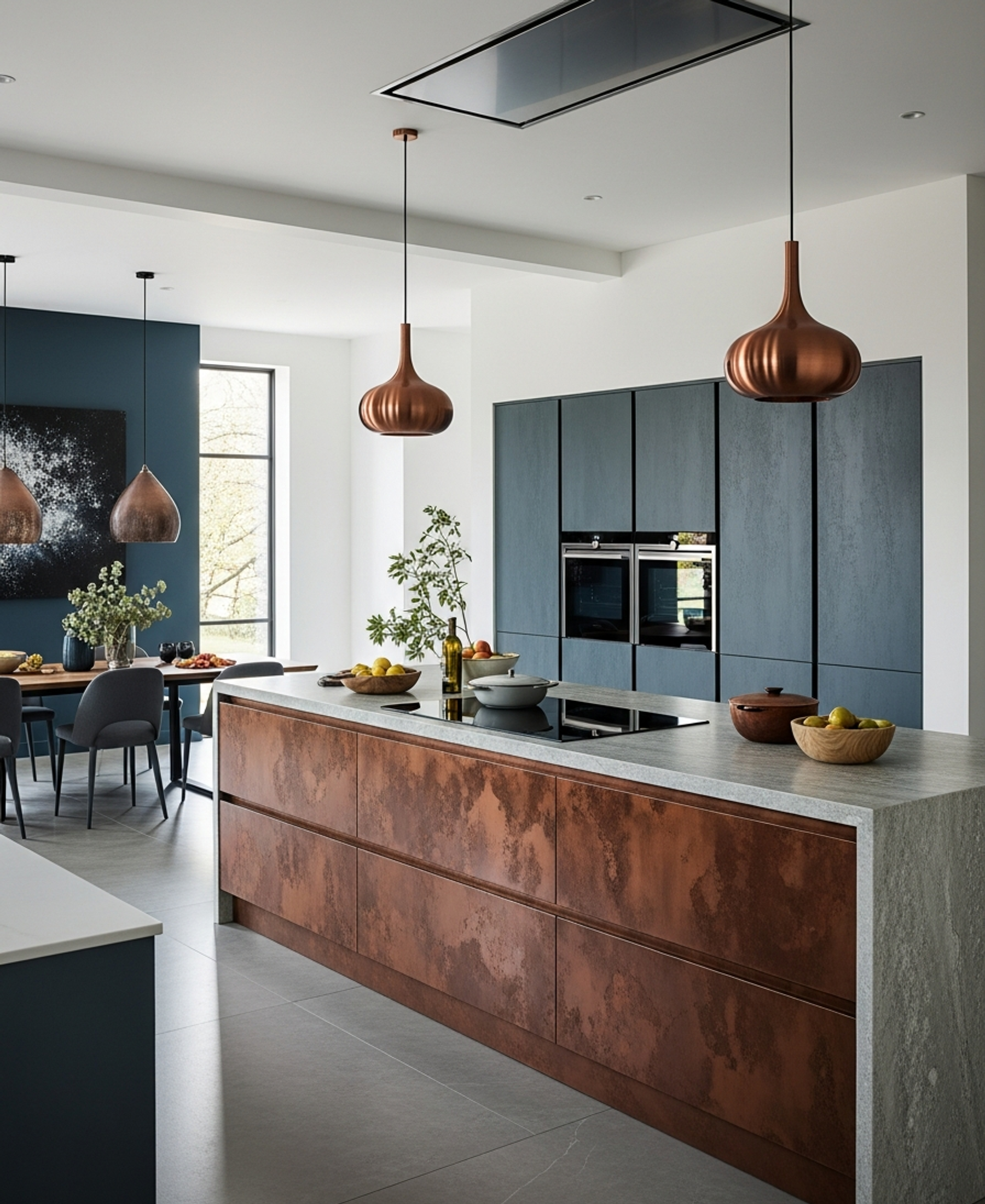 Fadior Abyss Kitchen Suite — 304 stainless steel kitchen system, front view