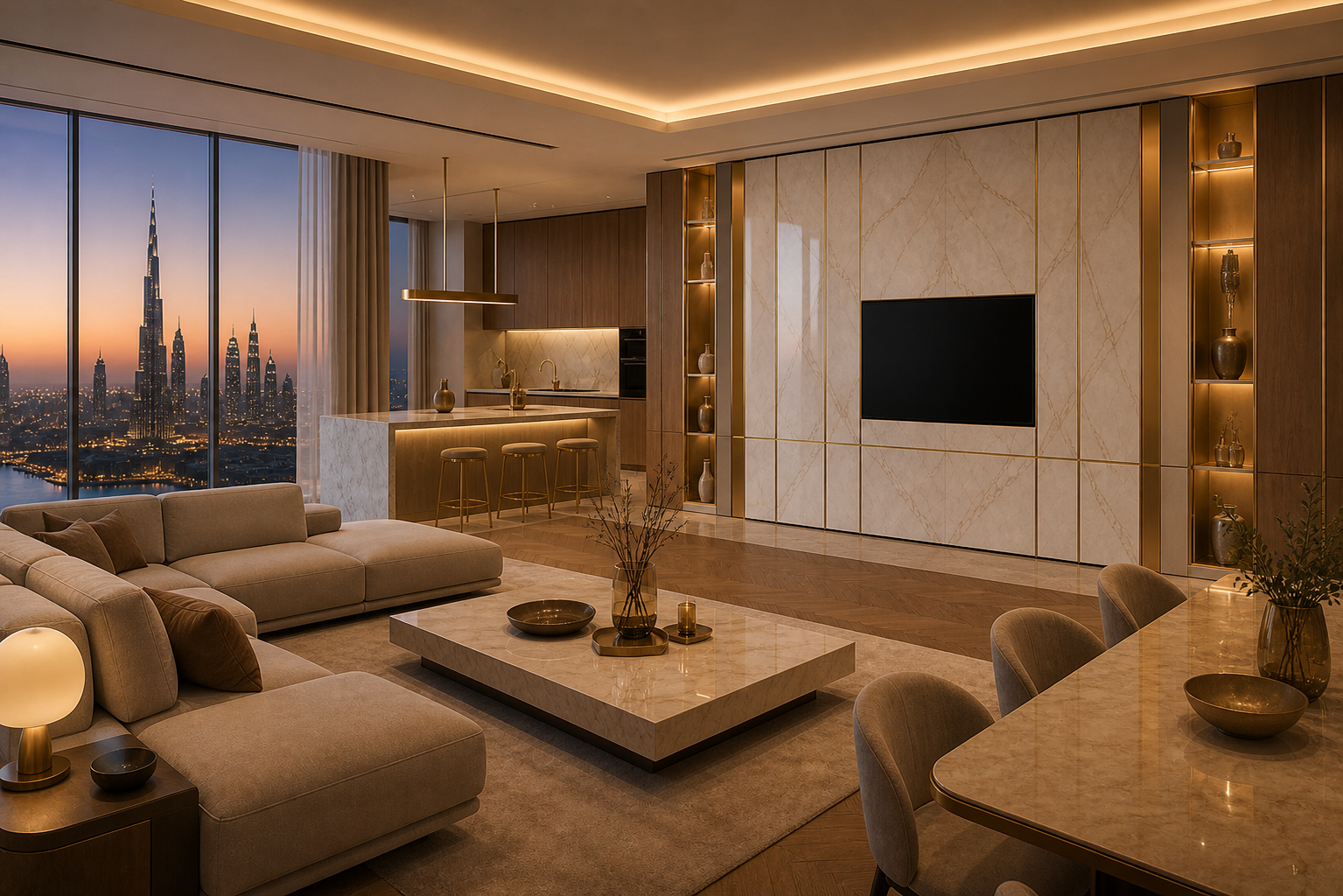Fadior Silvan Connected Media Service Wall — lifestyle setting with natural light and residential styling