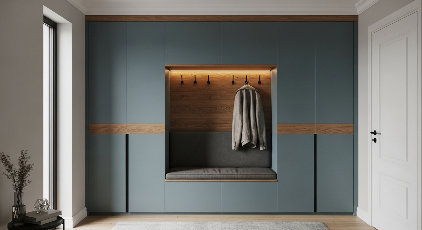 Fadior Archetype Entryway Suite — lifestyle setting with natural light and residential styling