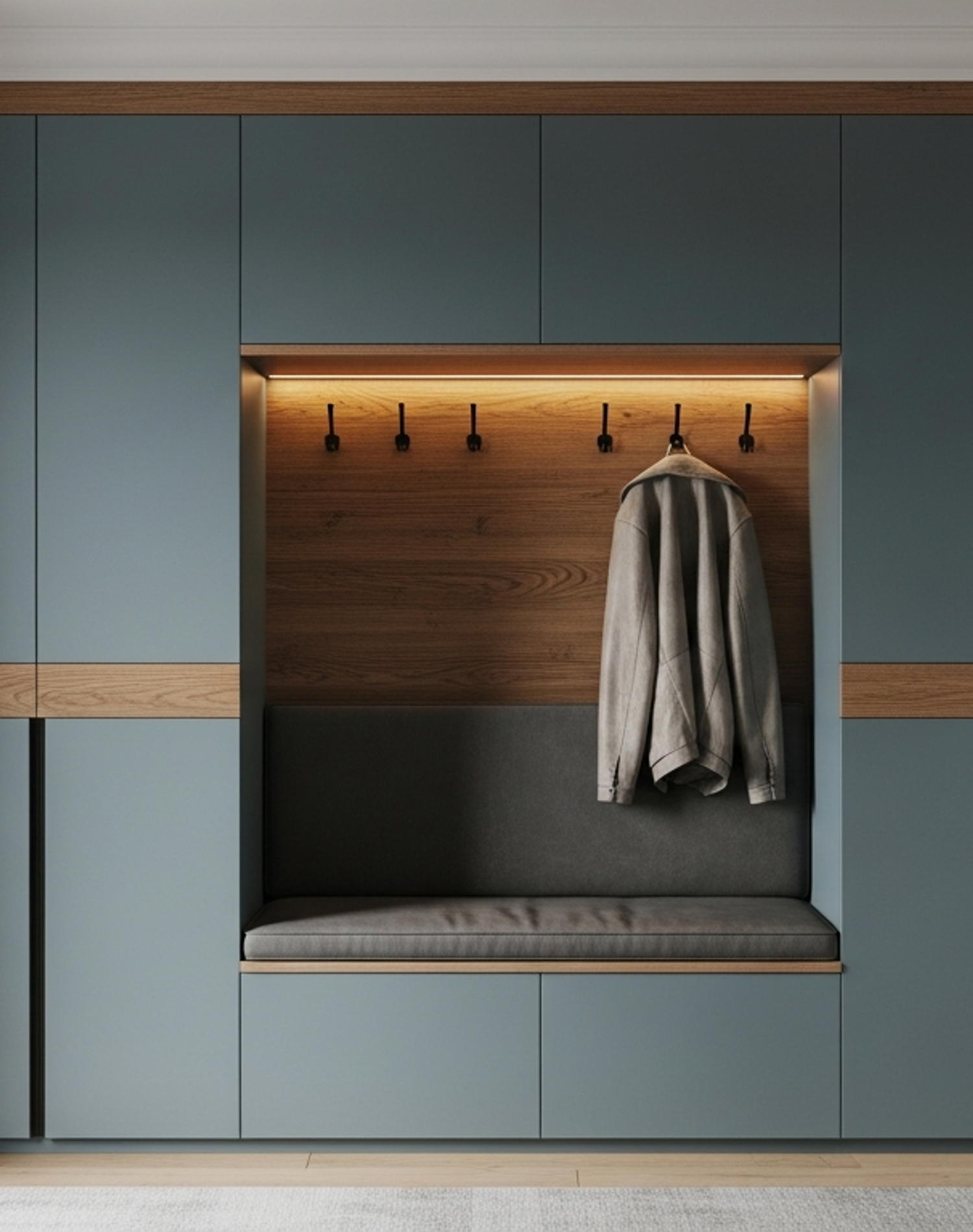 Fadior Archetype Entryway Suite — lifestyle setting with natural light and residential styling