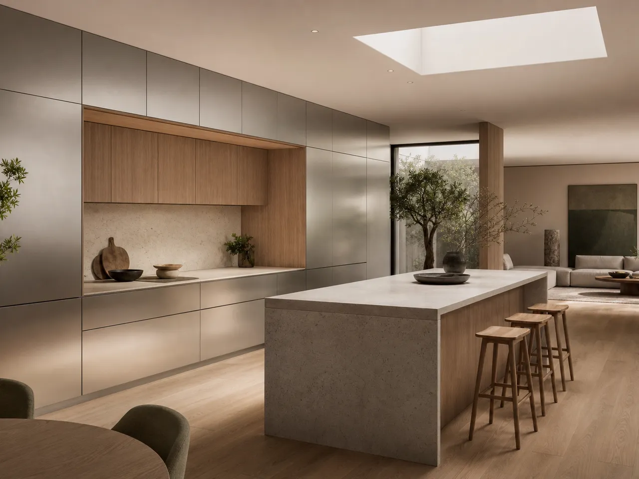 La verdad material del diseño de cocinas de lujo: lo que revela EuroCucina 2026 — editorial de Fadior sobre mobiliario en acero inoxidable 304