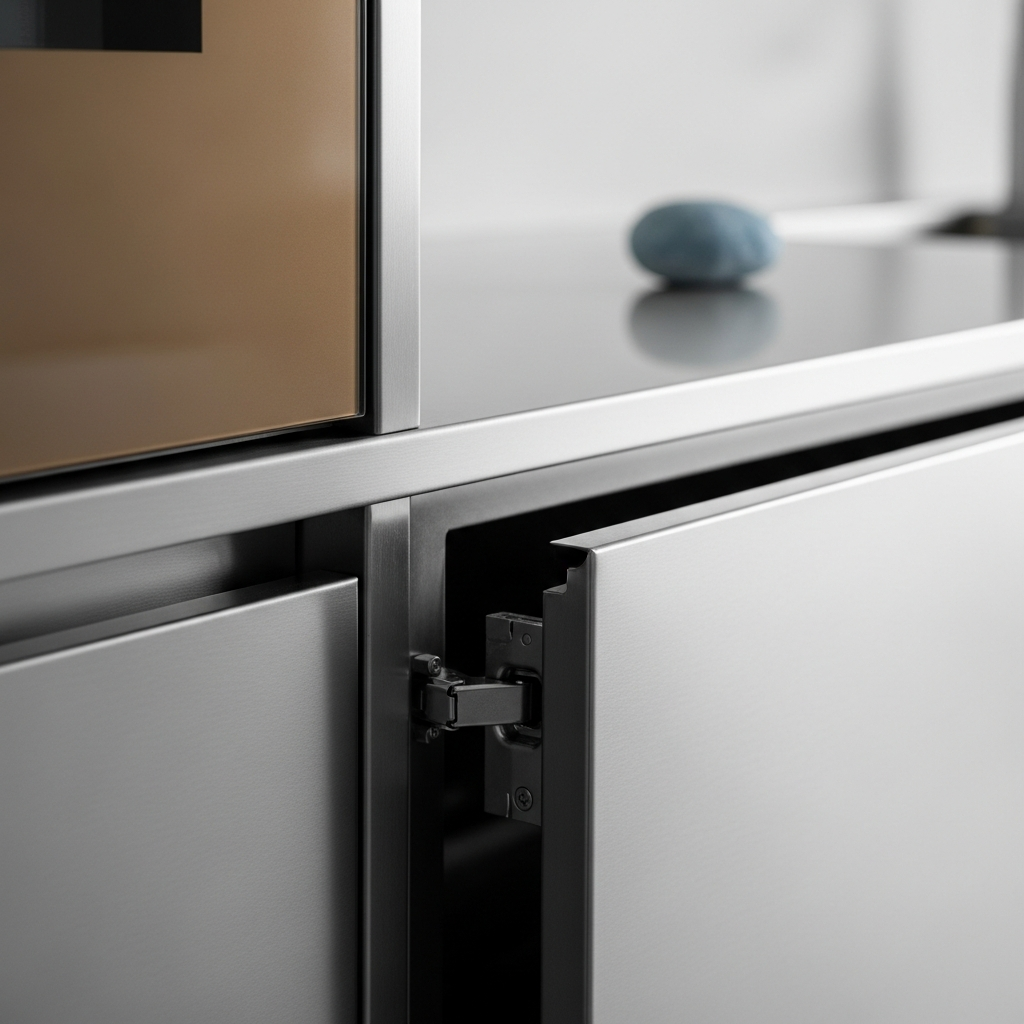 Fadior Dubai Open Set — close-up of stainless steel finish and hardware detail