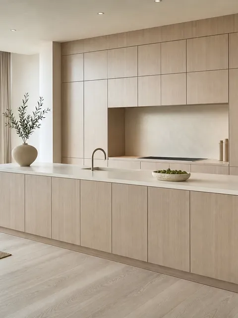 Suite de Cocina Dream Home con Revestimiento de Isla en Pergamino