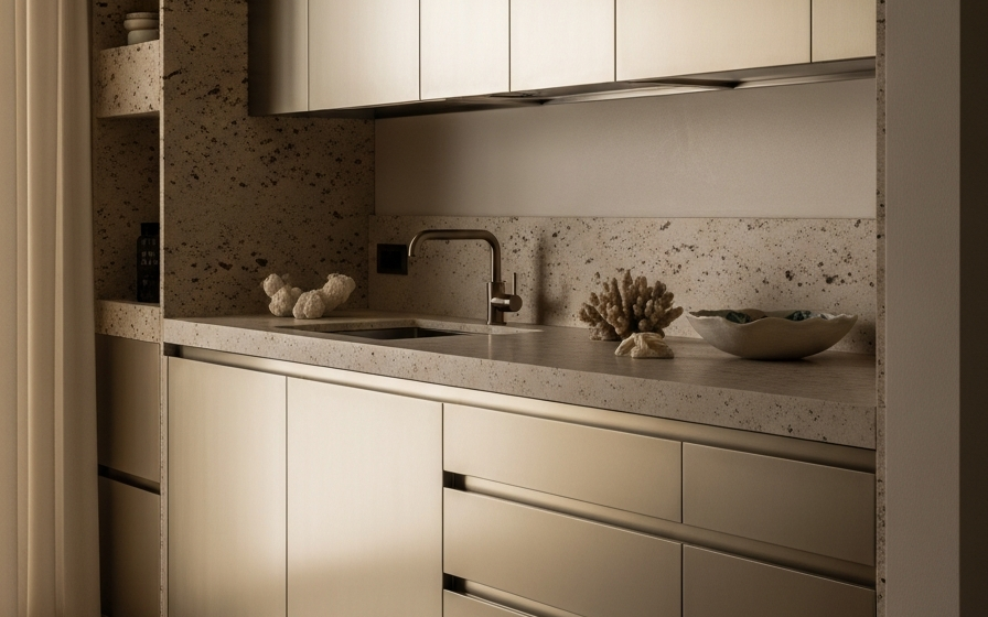 Fadior Maldives Overwater Resort — 304 stainless steel kitchen system, architectural view