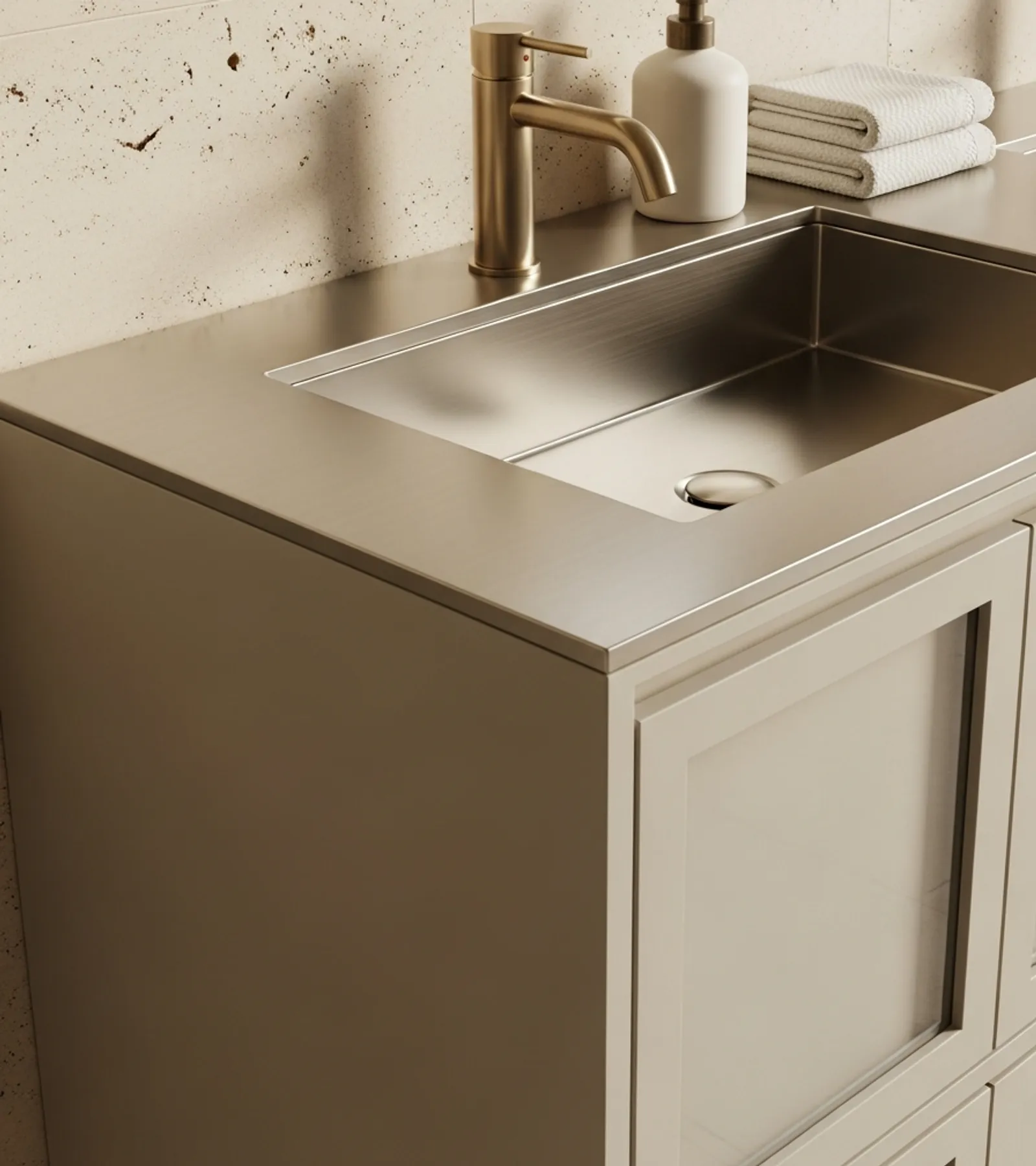 Suite de Tocador Acqua acabado y detalle