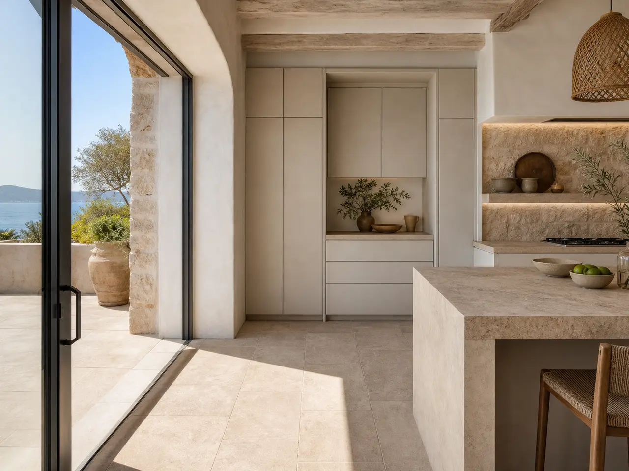 Fadior Atelier Kitchen Suite with Worktop Bridge Prep Niche - custom 304 stainless steel kitchen cabinetry with residential finishes, storage planning, and daily workflow
