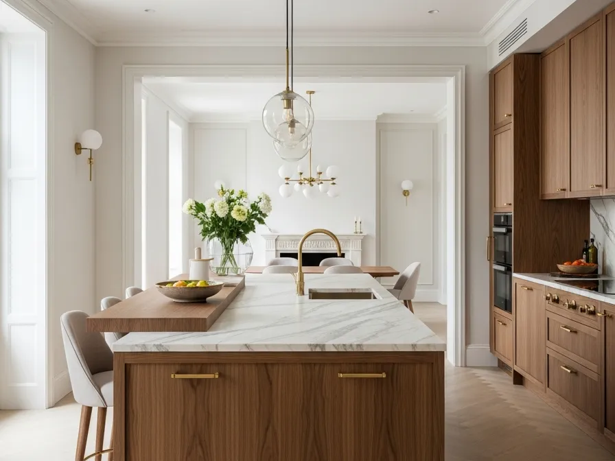 Cocina de acero inoxidable para apartamento minimalista: el lujo silencioso del acero sin juntas — editorial de Fadior sobre mobiliario en acero inoxidable 304