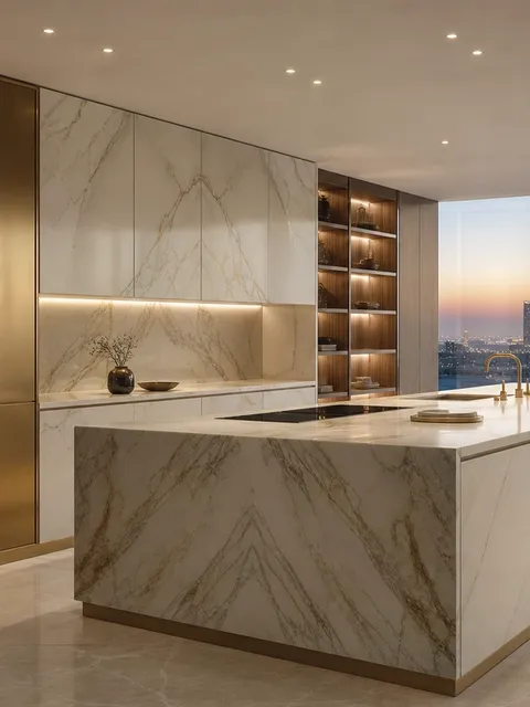 Suite de cocina Riviera con línea de preparación térmica