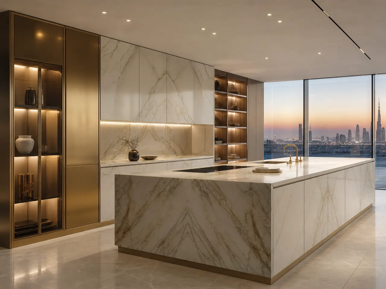 Fadior Riviera Kitchen Suite with Thermal Prep Waterline - custom 304 stainless steel kitchen cabinetry with residential finishes, storage planning, and daily workflow