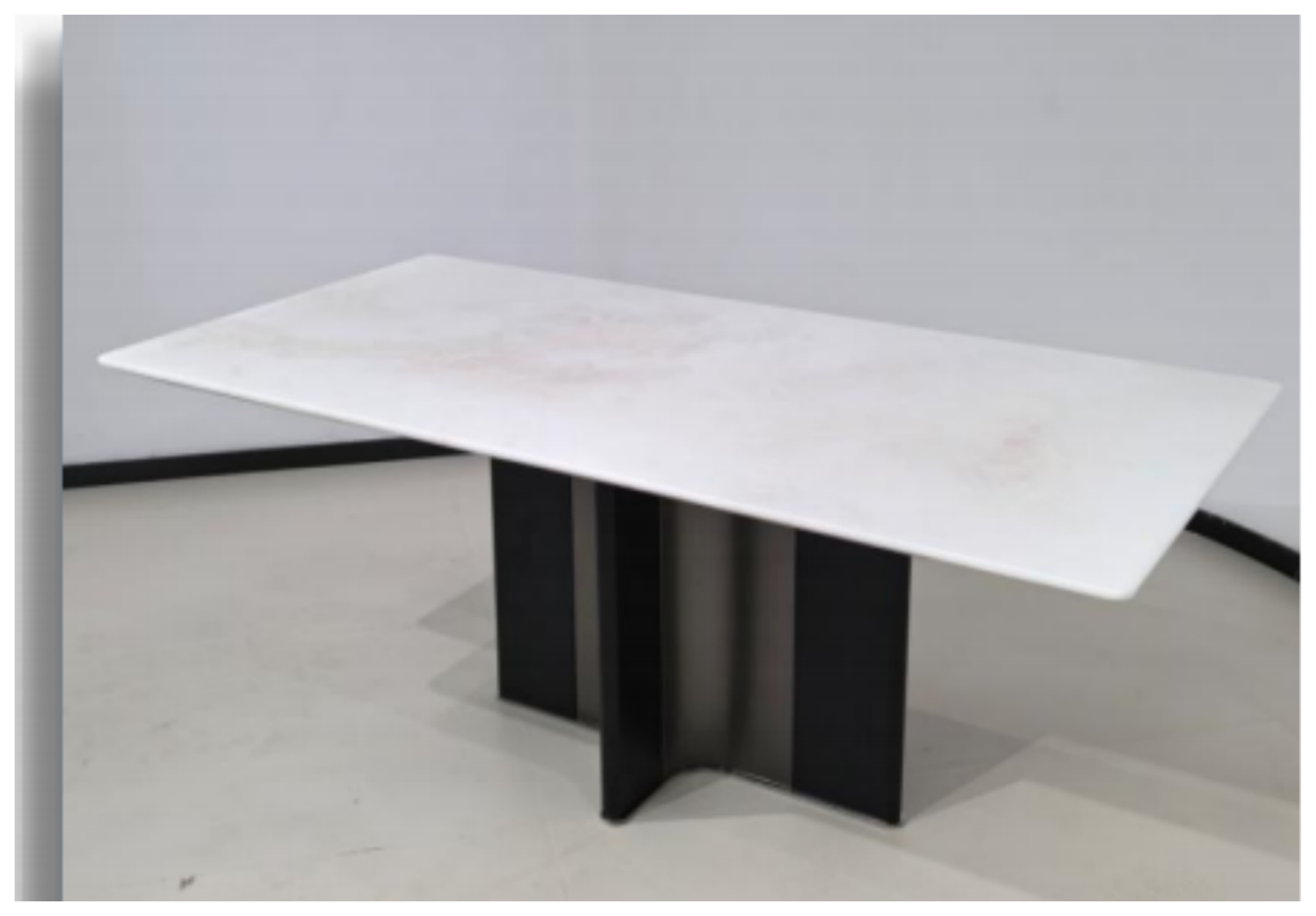 Stone-Top Marble Dining Table 160x90 product photo for FADIOR HOME shop
