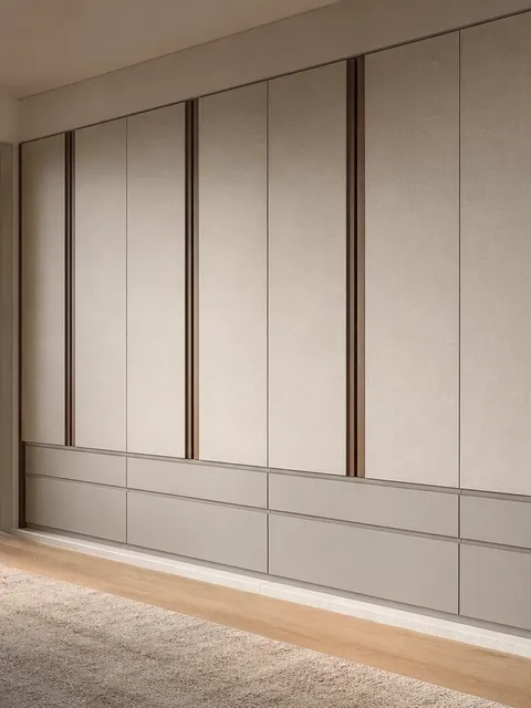 Suite de Armario Lumiere con Valet Datum en Acabado Café