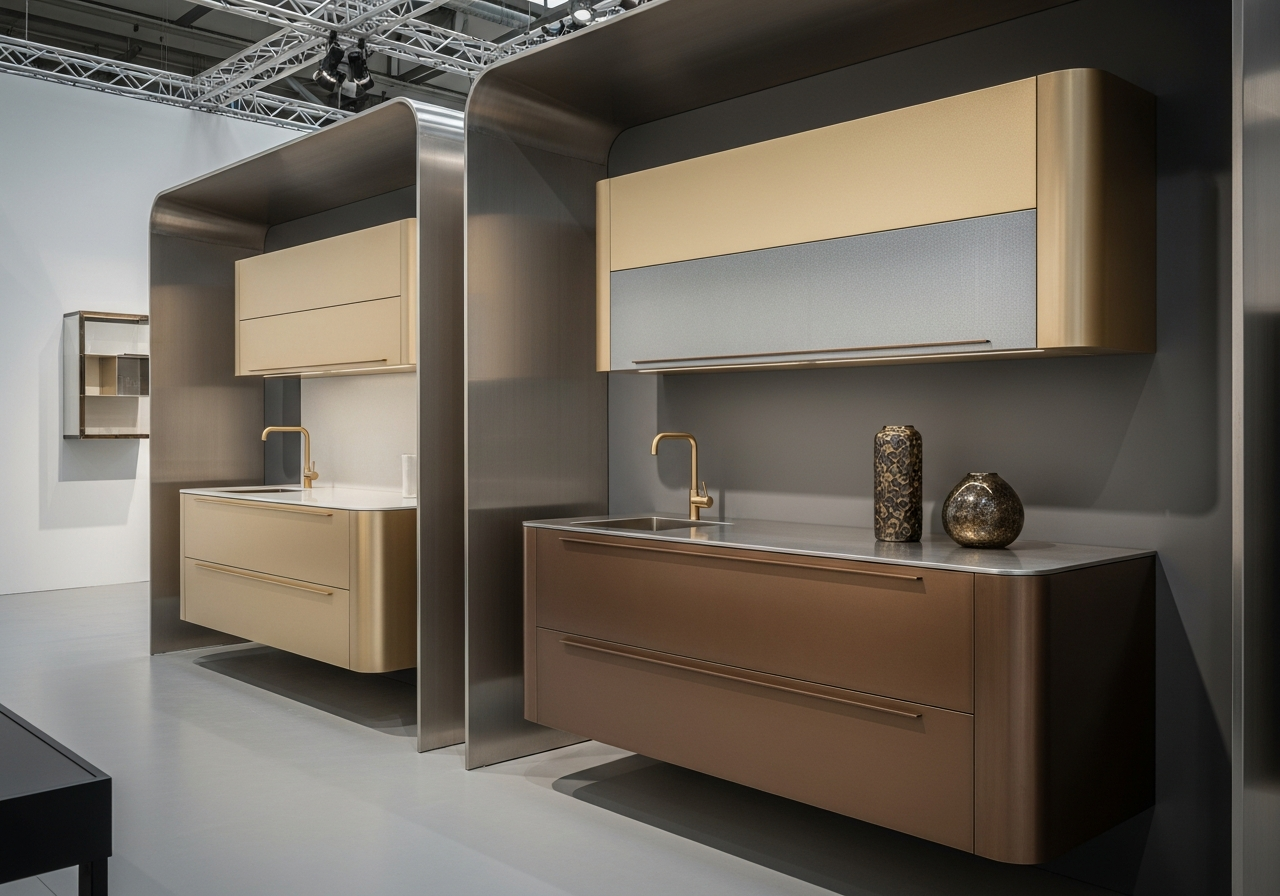 Fadior Milan Design Week Steel Pavilion — brand identity moment in space