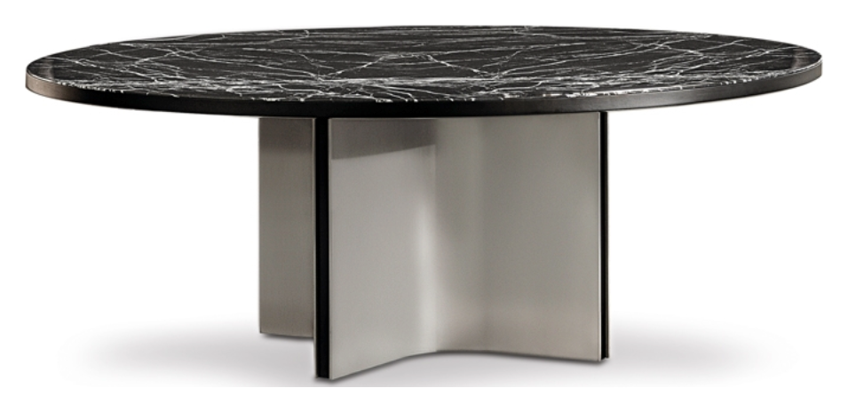 Marble Dining Table φ1500*750H product photo for FADIOR HOME shop
