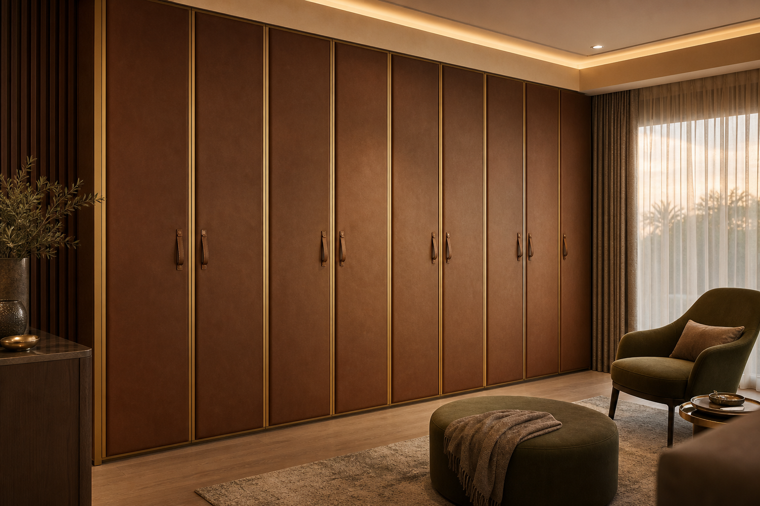 Fadior Onyx Crescent Cashmere Wardrobe — lifestyle setting with natural light and residential styling