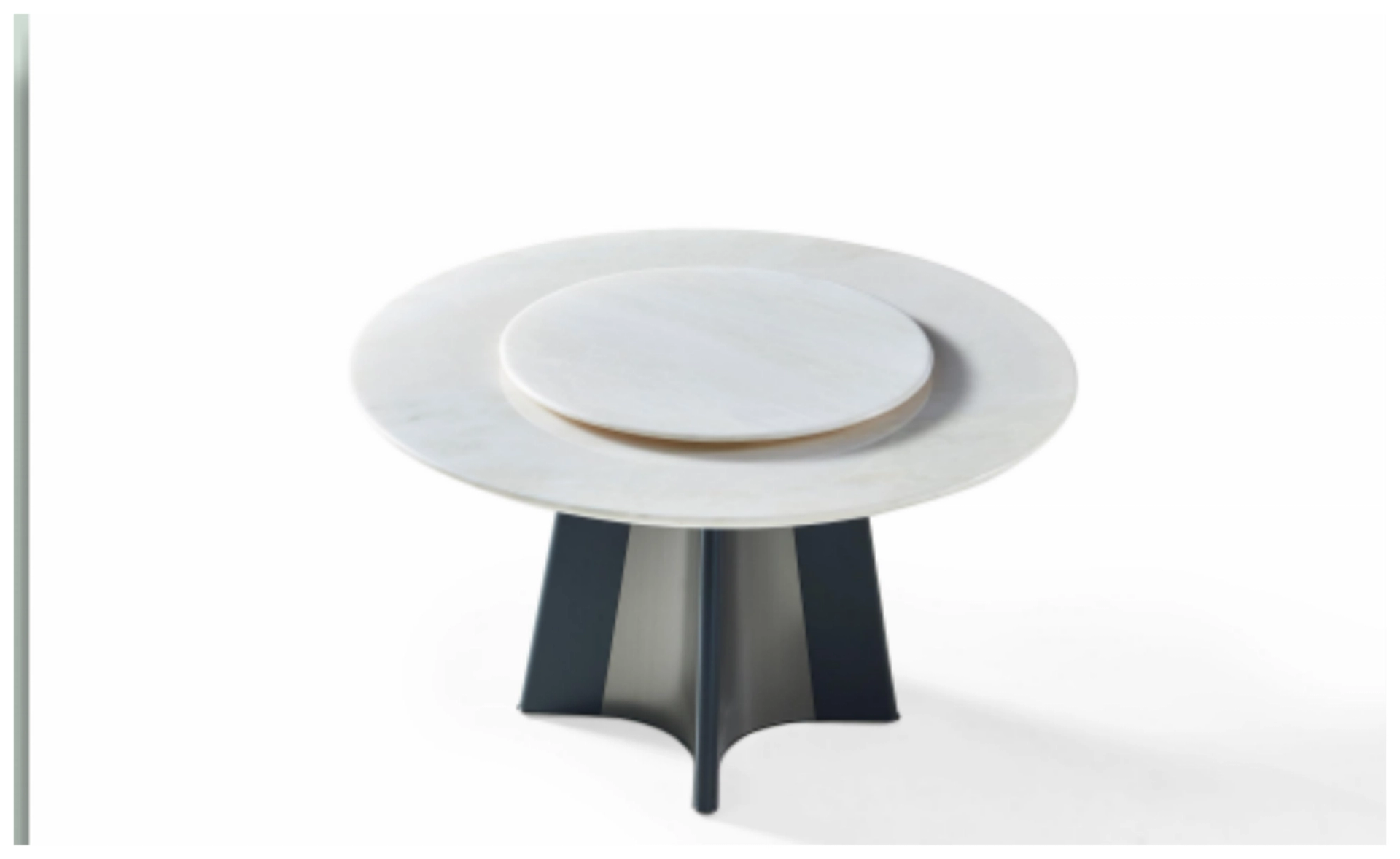 Mesa de comedor de mármol con sobre de piedra vista del producto