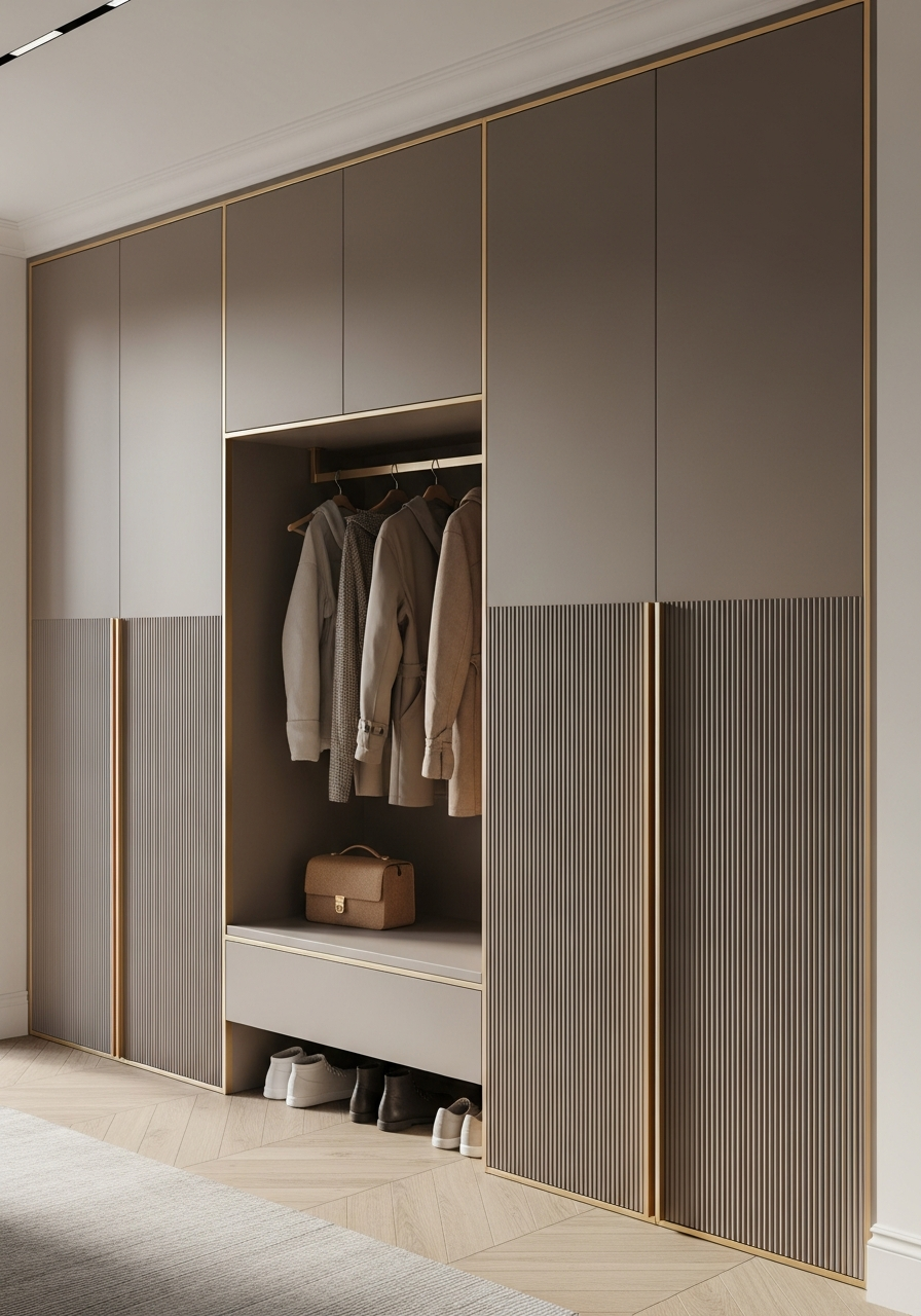 Fadior Savile Entryway Suite — 304 stainless steel entryway system, front view