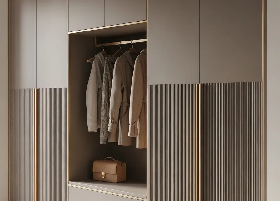Fadior Savile Entryway Suite — 304 stainless steel entryway system, front view