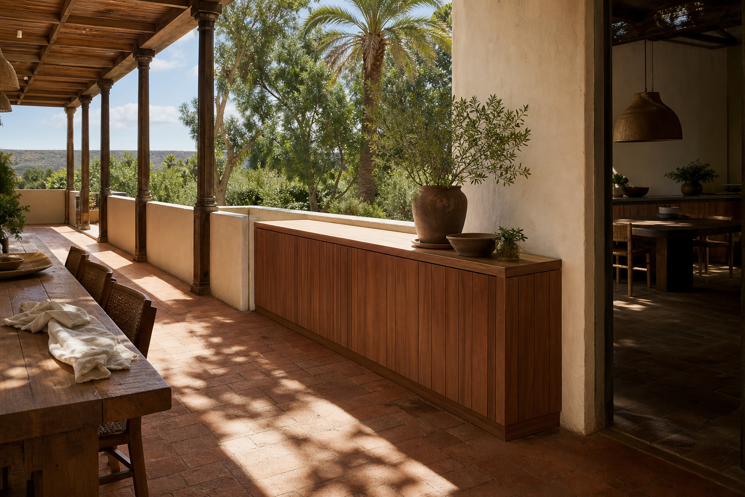 Soleil Balcony Suite con Grohe Rinse Rail Balcony estudio de adaptación