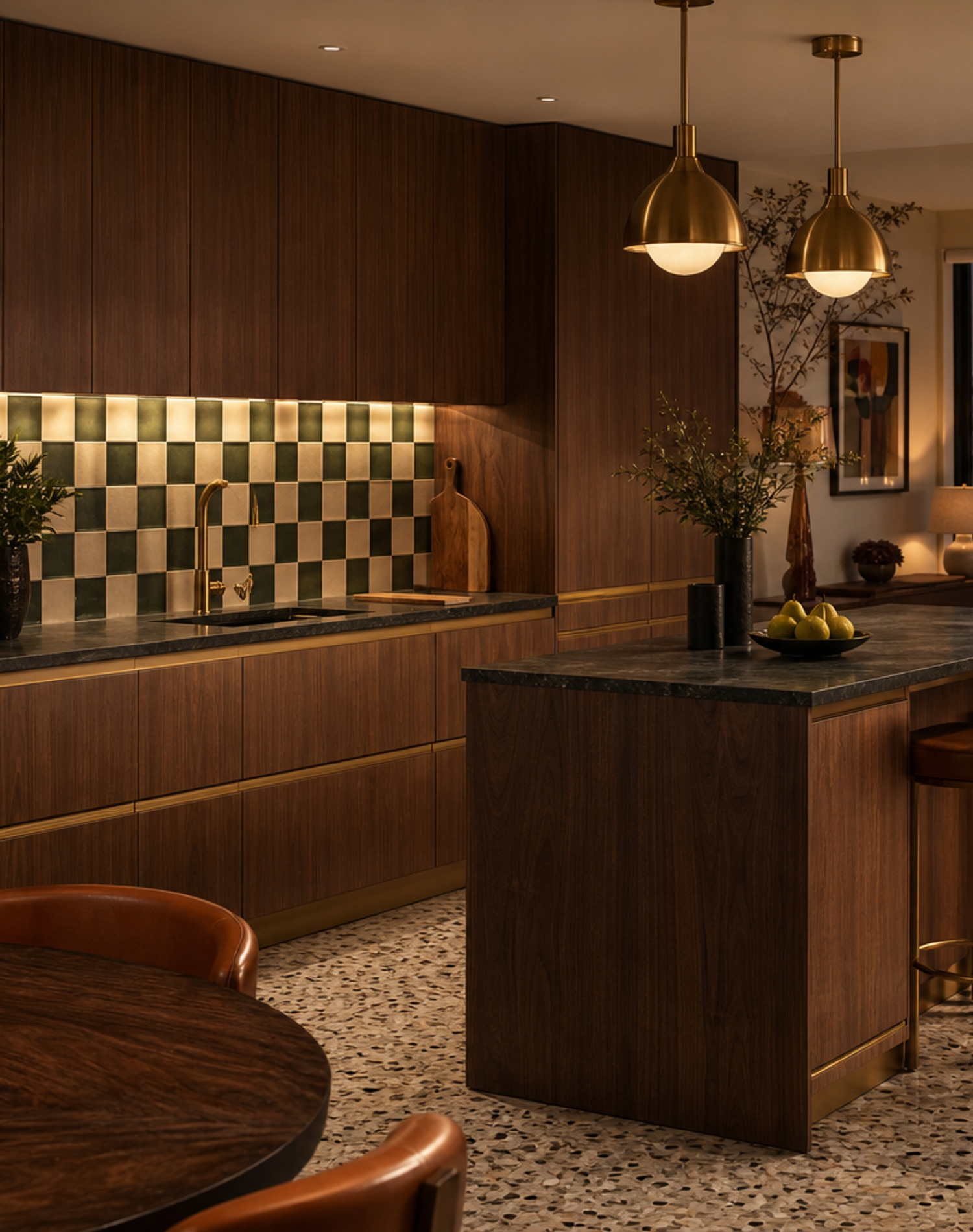 Fadior Riviera Smart Water Prep Kitchen — interior room context showing cabinet integration