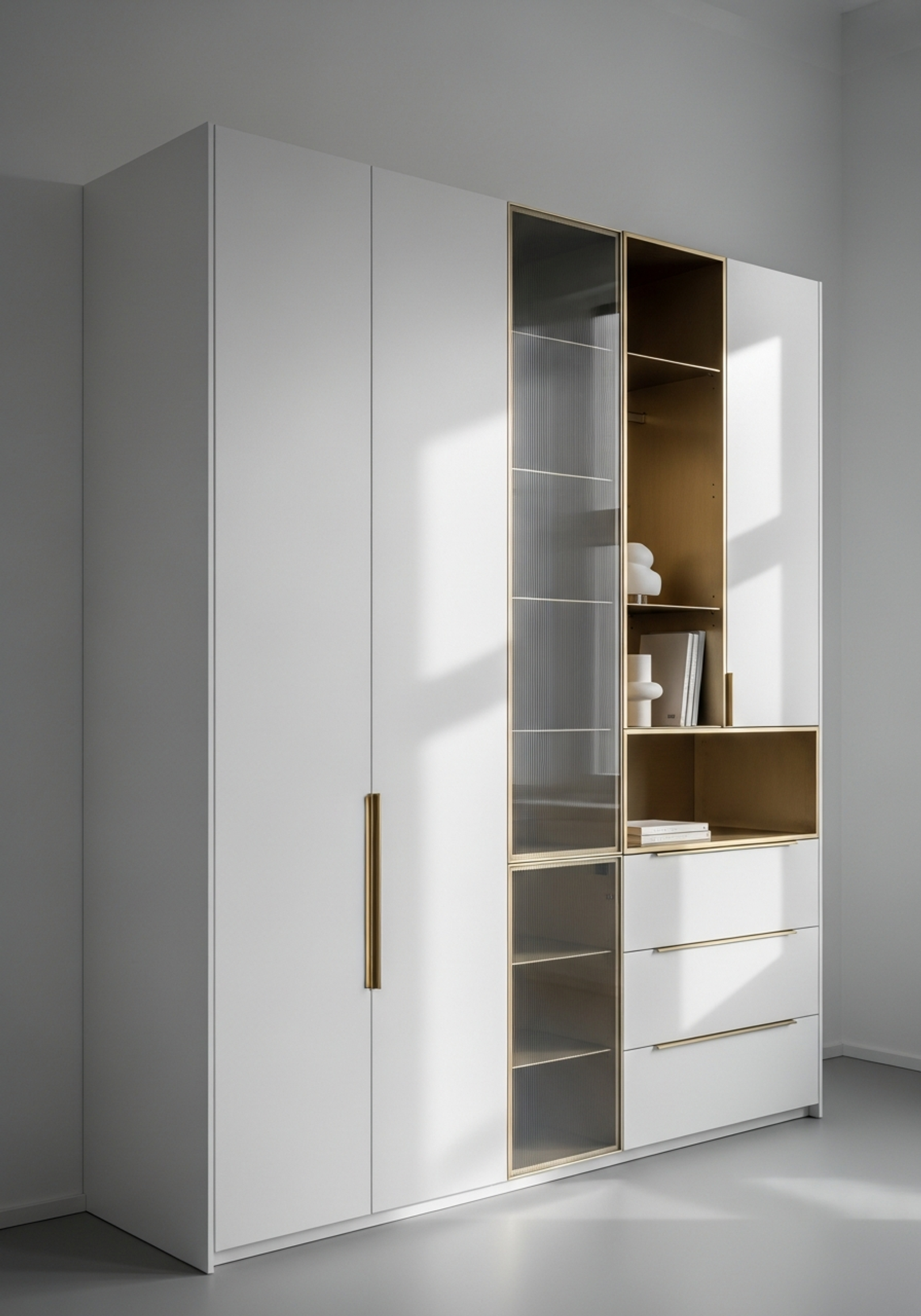 Fadior Berlin Mitte Apartment — clever storage solution detail