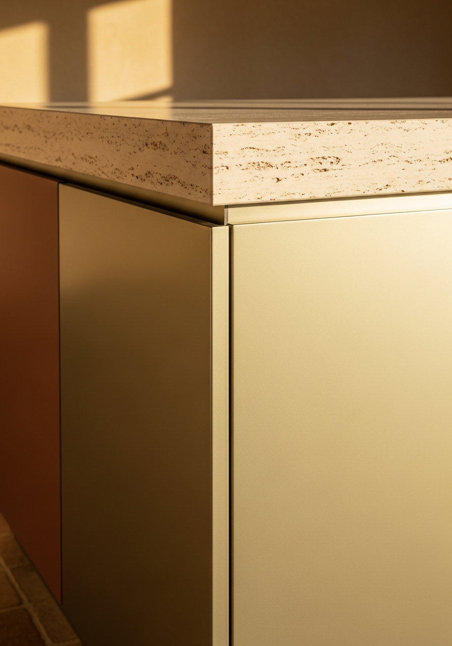 Fadior Abyss Kitchen Suite — close-up of stainless steel finish and hardware detail