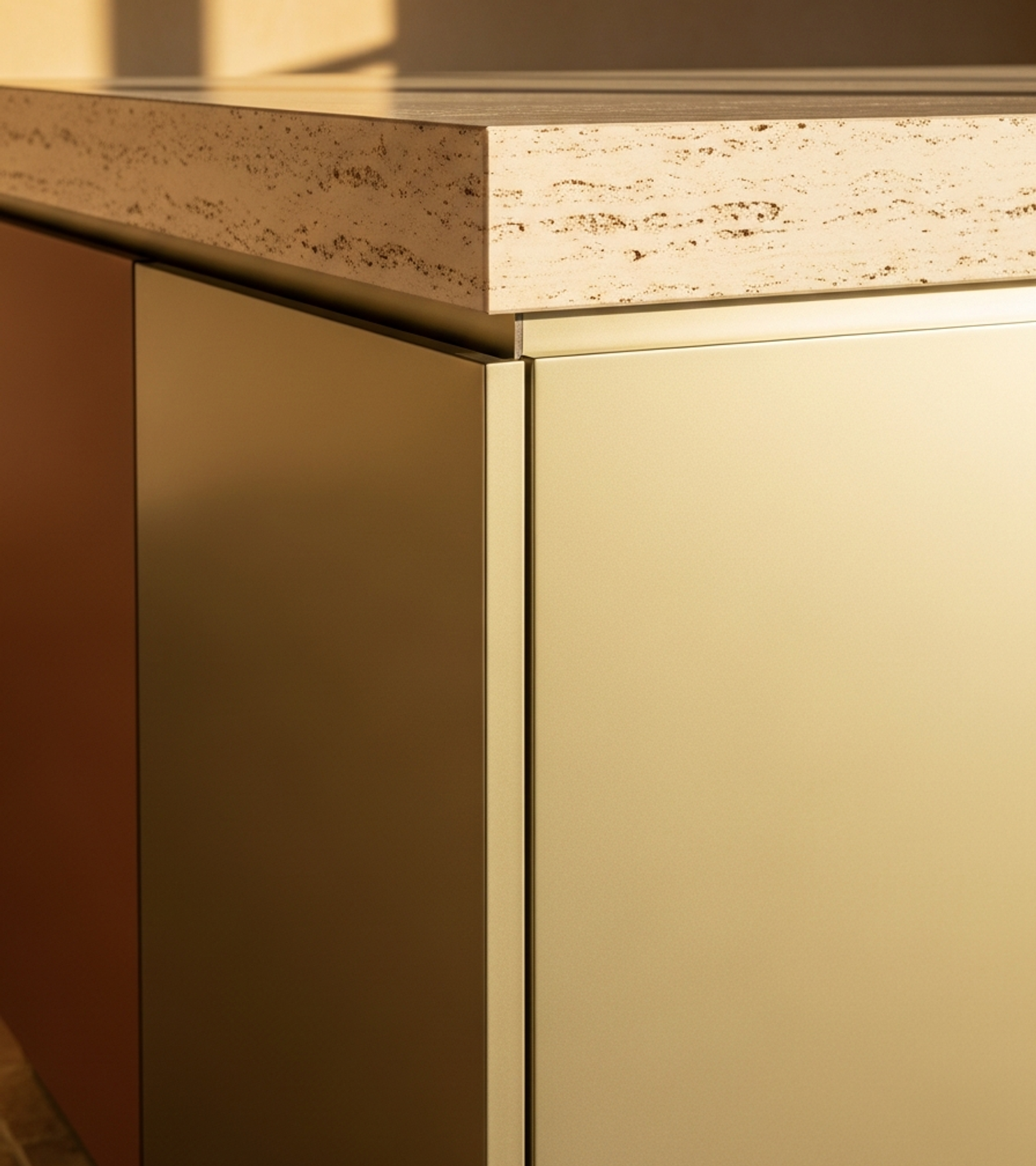 Fadior Abyss Kitchen Suite — close-up of stainless steel finish and hardware detail