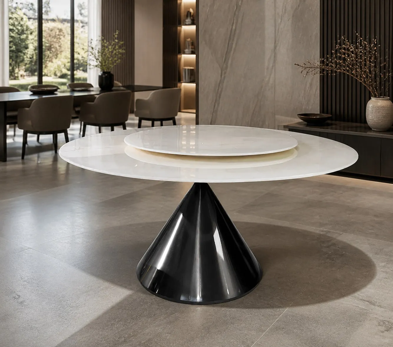 Compact Marble Dining Table 1300×760 mm