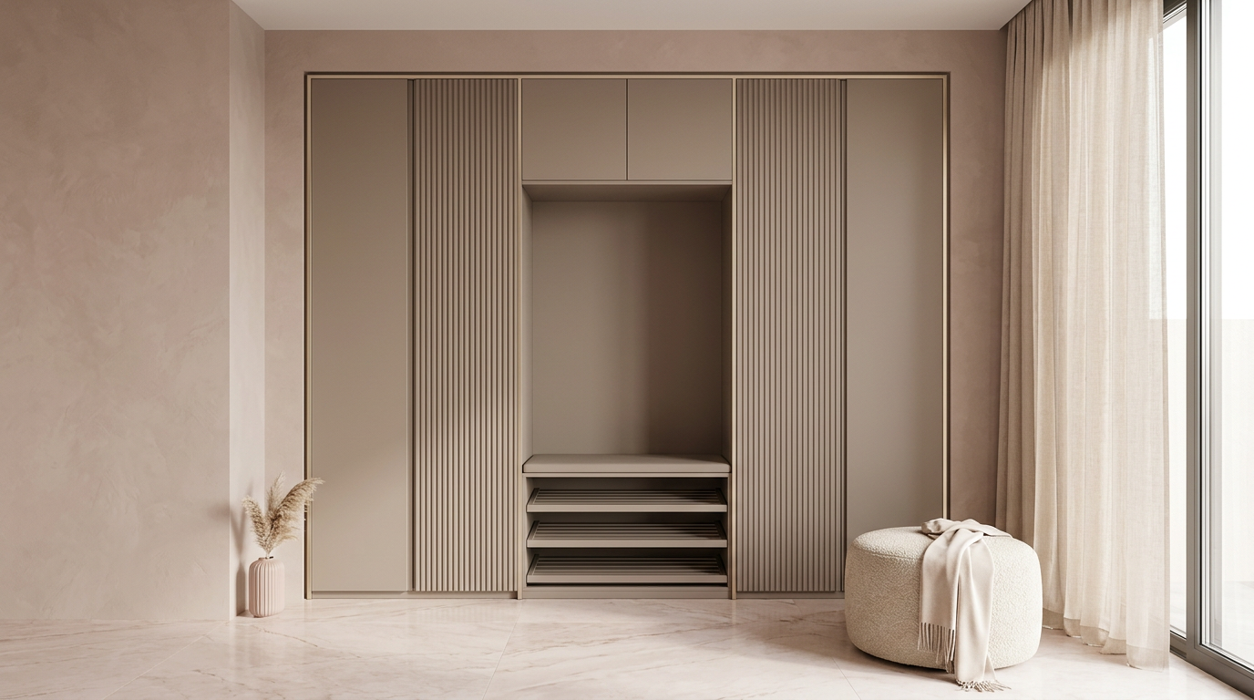 Fadior Archetype Entryway Cabinet — lifestyle setting with natural light and residential styling