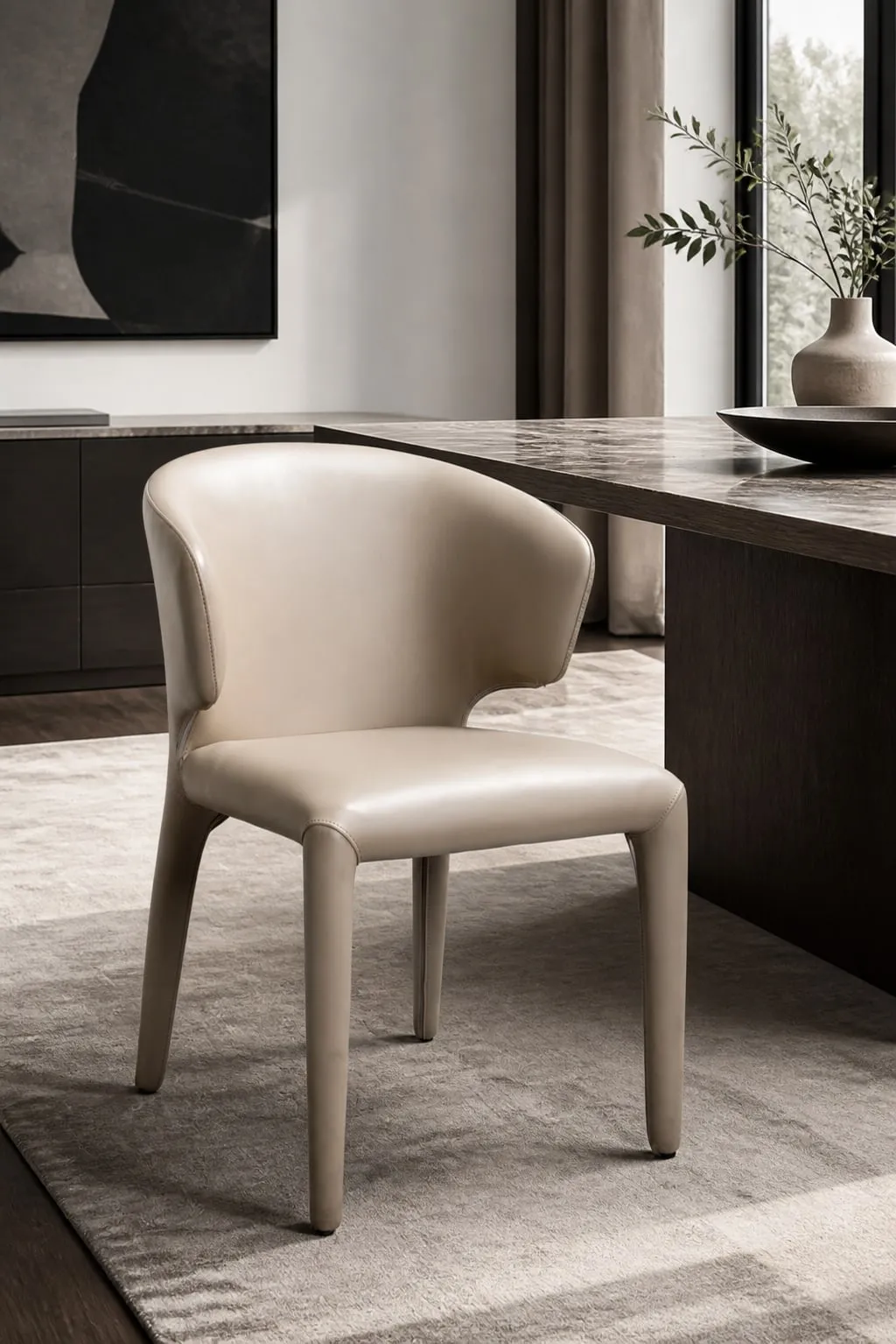 Carbon Steel Dining Chair