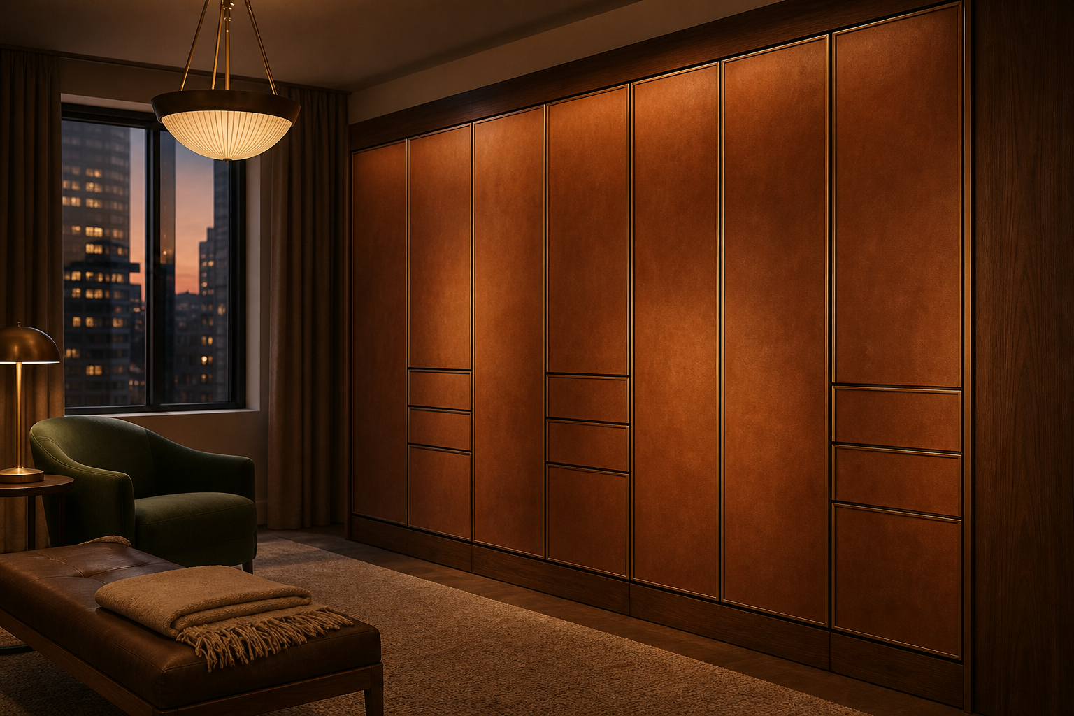Suite de vestidor Radiance Halo Display Dressing Pavilion estudio de adaptación