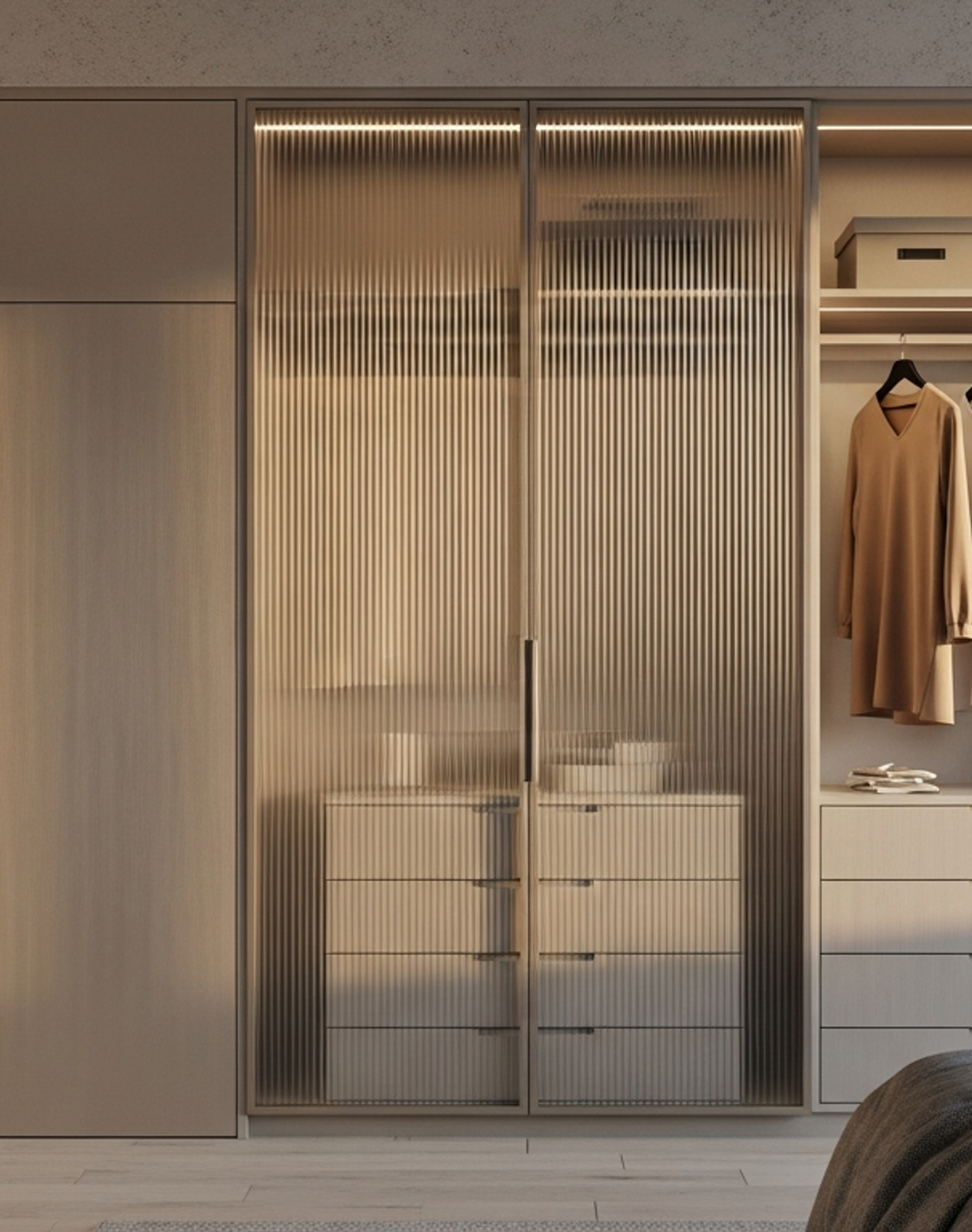 Fadior Brera Wardrobe Suite — lifestyle setting with natural light and residential styling