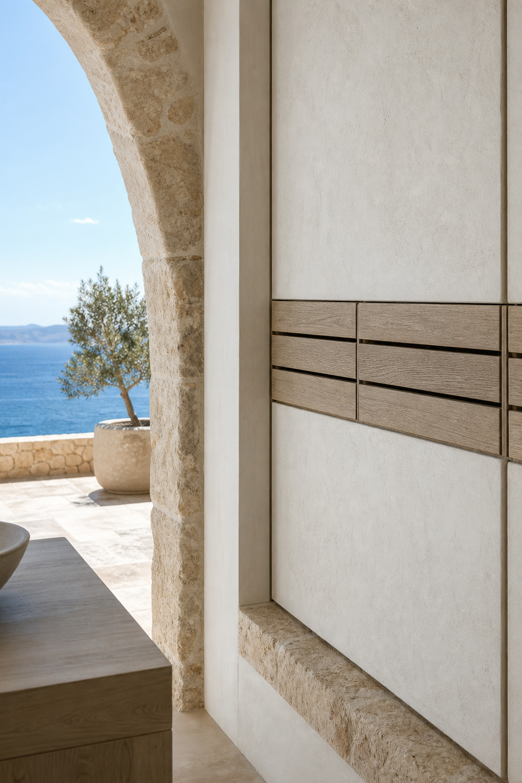 Fadior Gloria Wine Cabinet Suite with Quiet Pivot Tasting Ledger — close-up of stainless steel finish and hardware detail