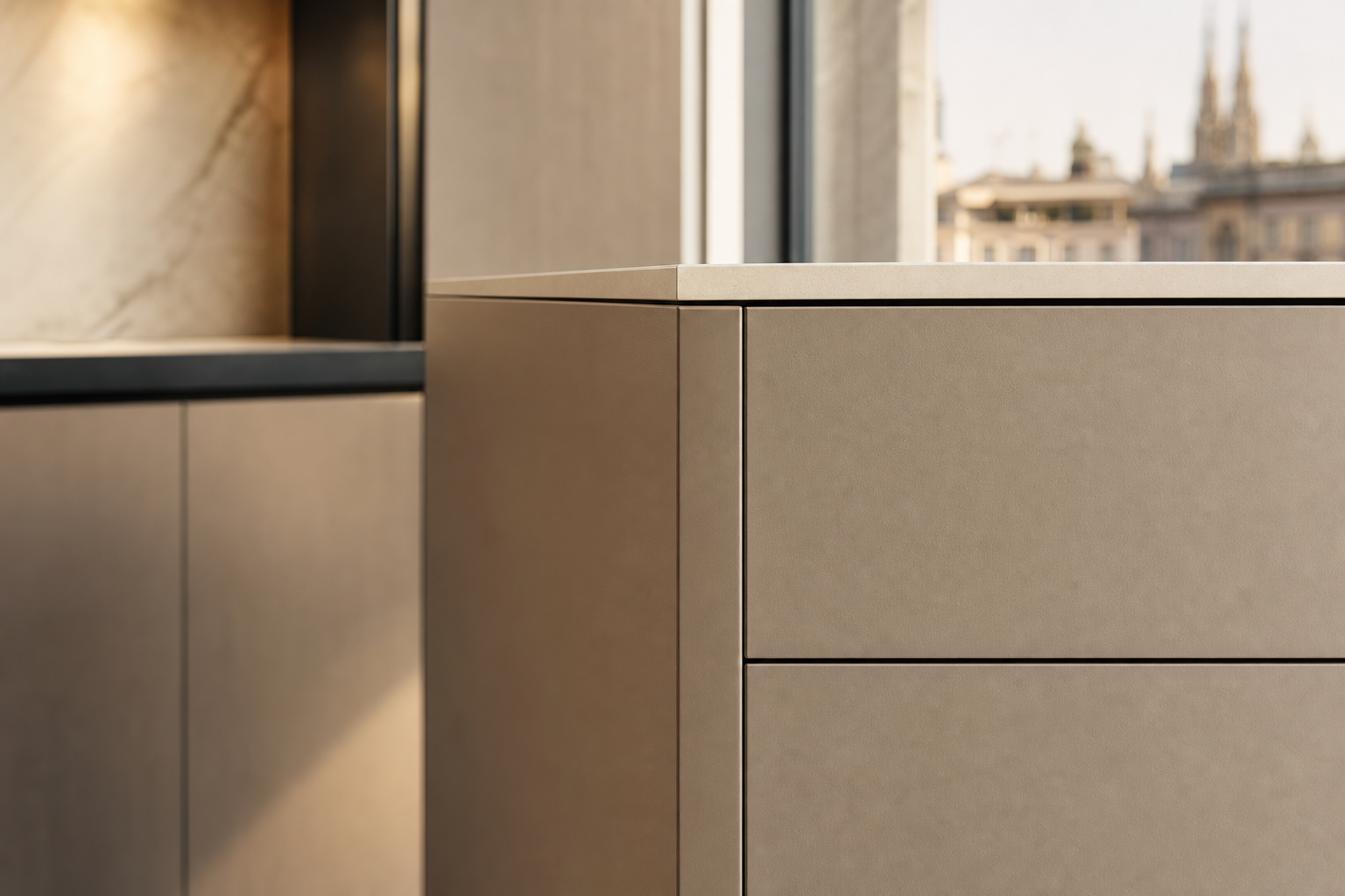 Fadior Continuum Durability Led Culinary Gallery — close-up of stainless steel finish and hardware detail
