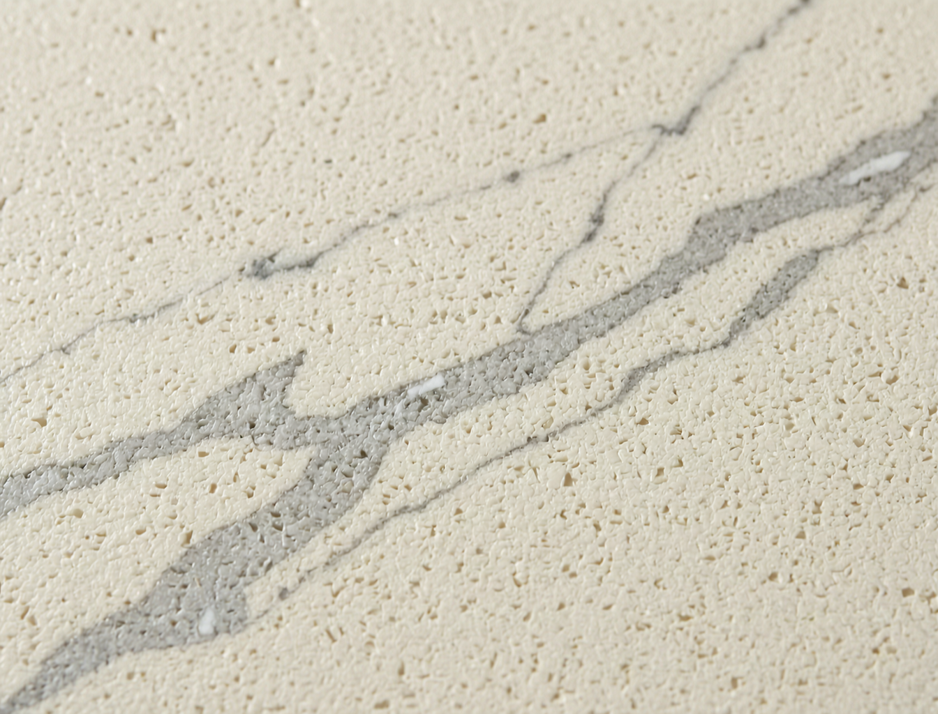 Close-up macro texture of Sintered Stone Countertop (Dekton/Neolith class)