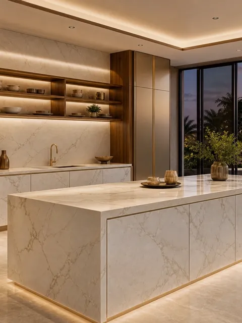 Conjunto de cocina Riviera con Pergola Garden Sink Wall