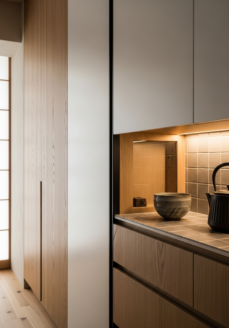 Fadior Radiance Wardrobe Suite — close-up of stainless steel finish and hardware detail