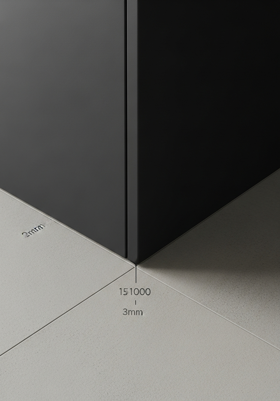 Fadior Brera Wardrobe Suite — close-up of stainless steel finish and hardware detail