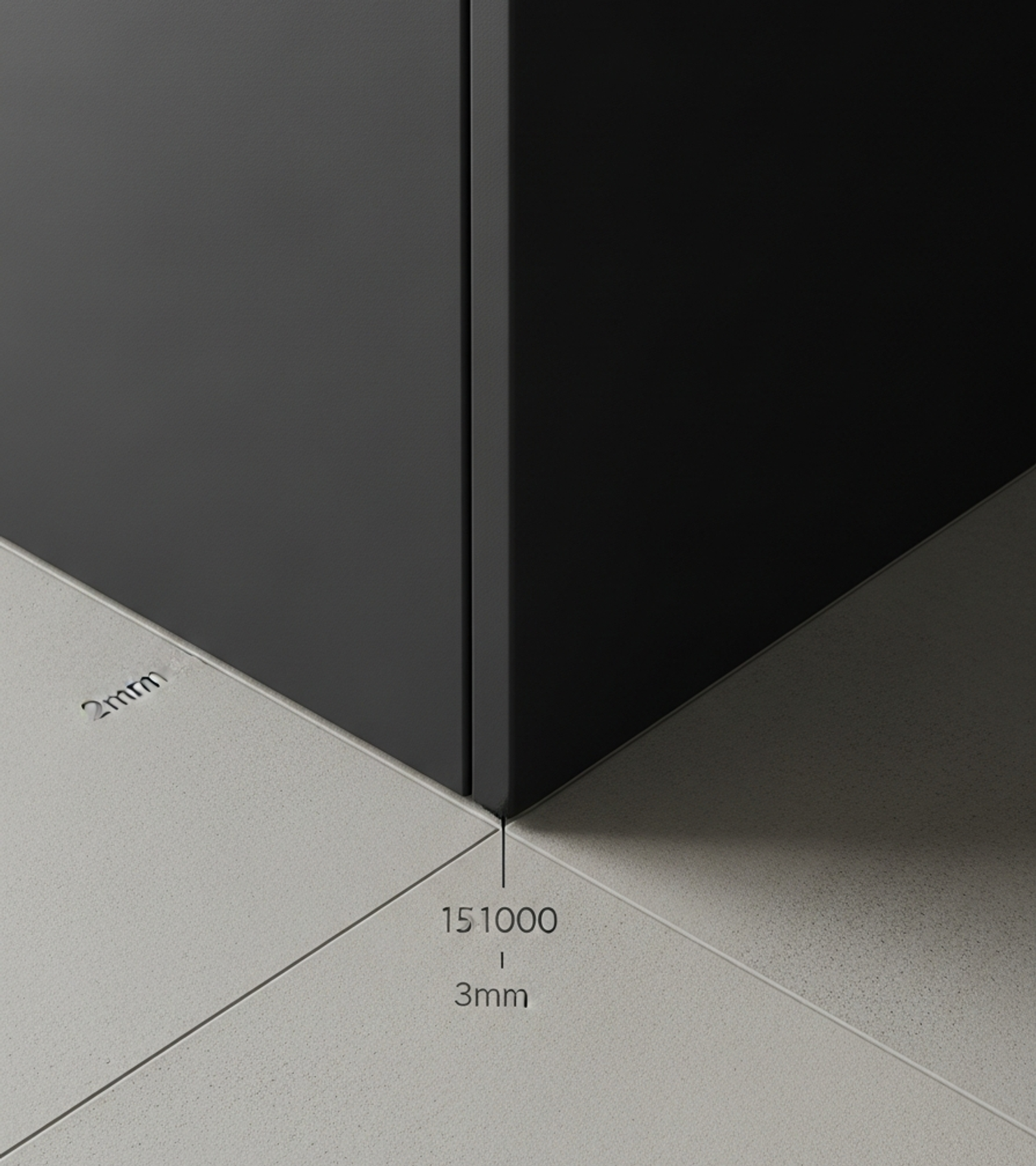 Fadior Brera Wardrobe Suite — close-up of stainless steel finish and hardware detail