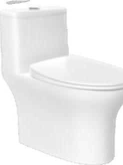 One-Piece Siphonic Toilet product photo for FADIOR HOME shop