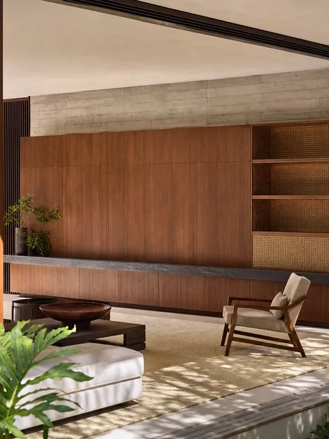 Suite de Sala de Estar Zenith con Biblioteca Multimedia Slate Ribbon