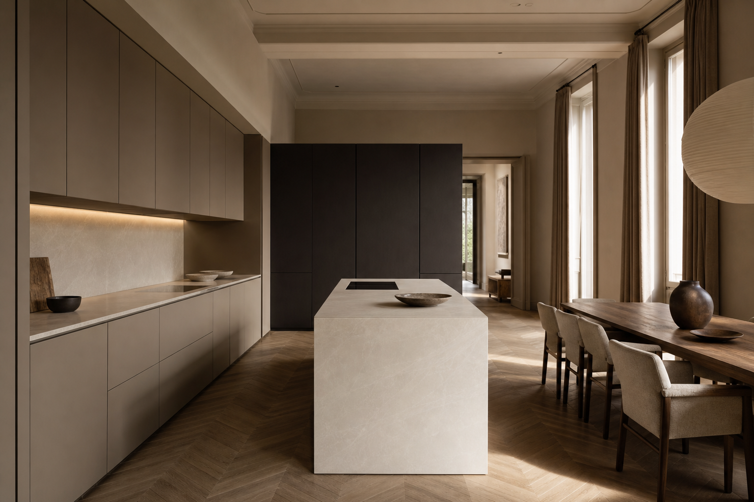 Fadior Continuum Durability Led Culinary Gallery — interior room context showing cabinet integration