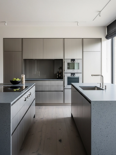 Fadior Abyss Kitchen Suite — 304 stainless steel kitchen system, front view