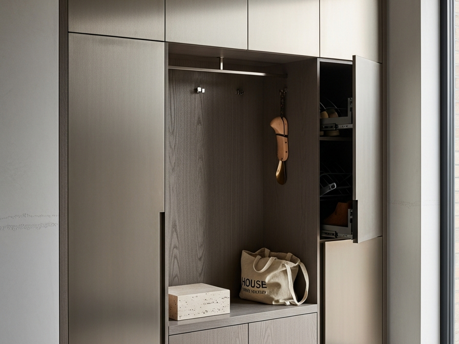 Fadior Archetype Entryway Suite — 304 stainless steel entryway system, front view