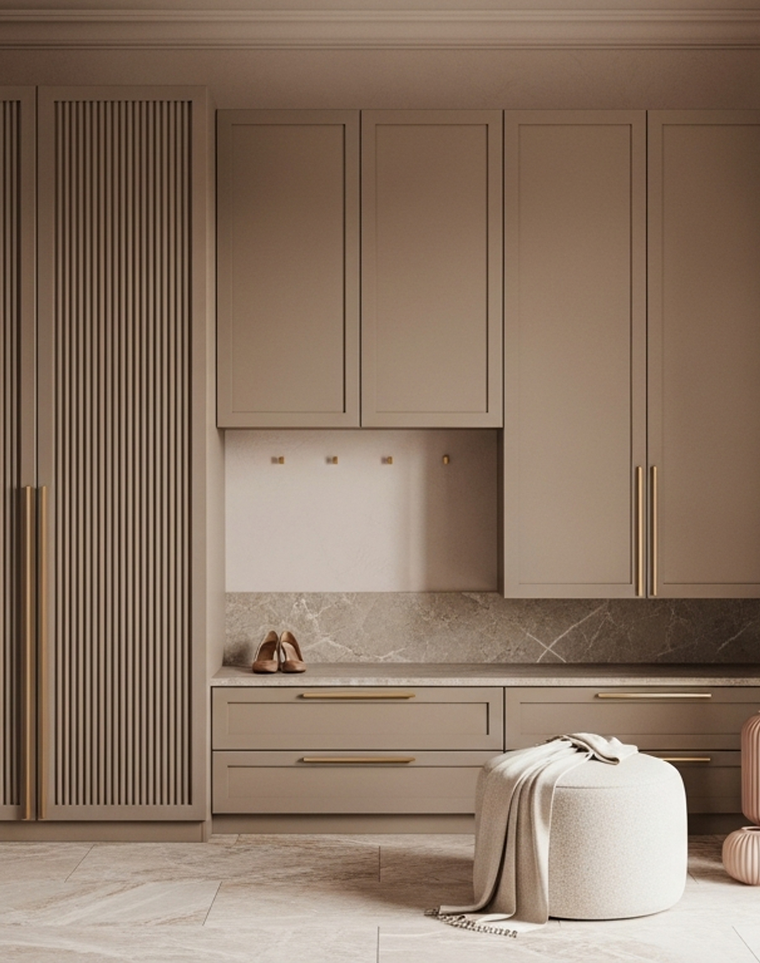 Fadior Archetype Entryway Suite — lifestyle setting with natural light and residential styling