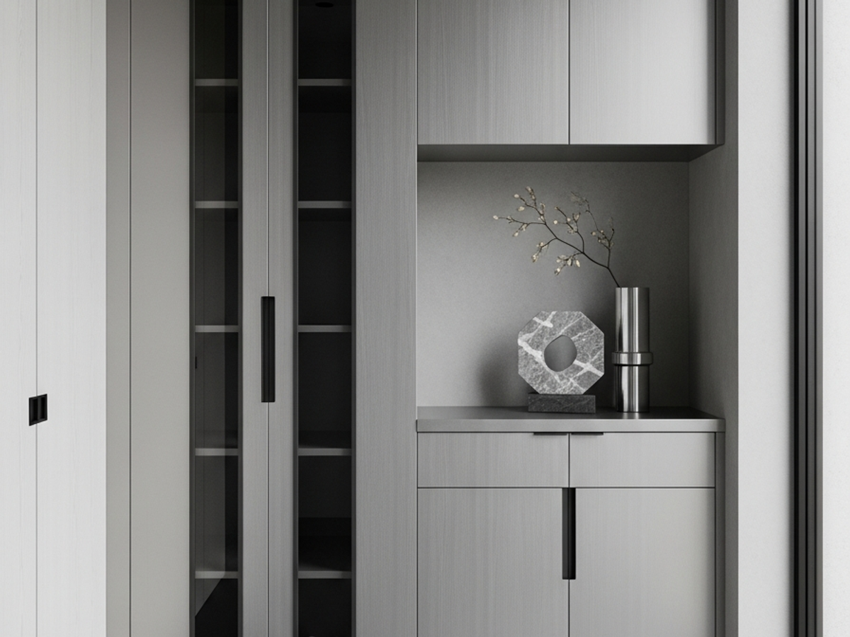 Fadior Archetype Entryway Suite — 304 stainless steel entryway system, front view